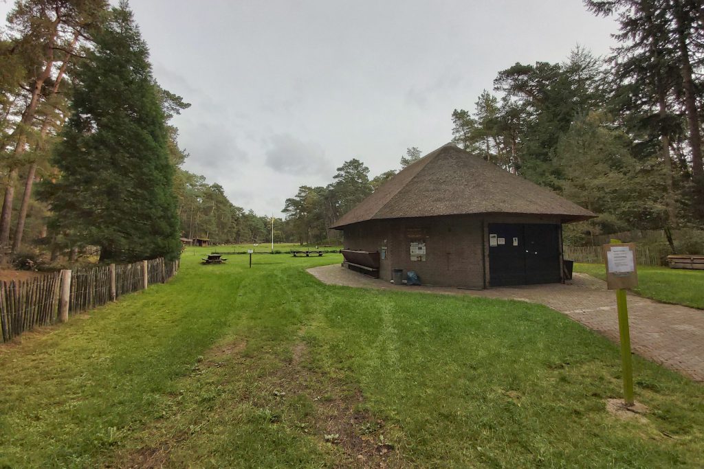 De schaapskooi van de wandeling bij Heidestein en Bornia