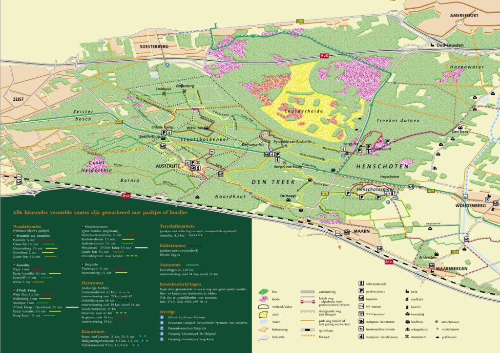 Pyramide Austerlitz wandelen Utrechtse Heuvelrug