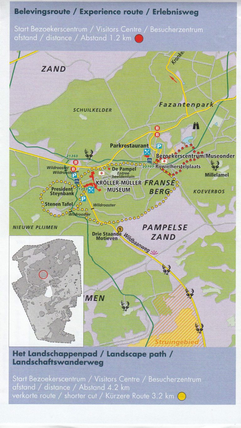 Wandelroutes Hoge Veluwe - Belevingsroute