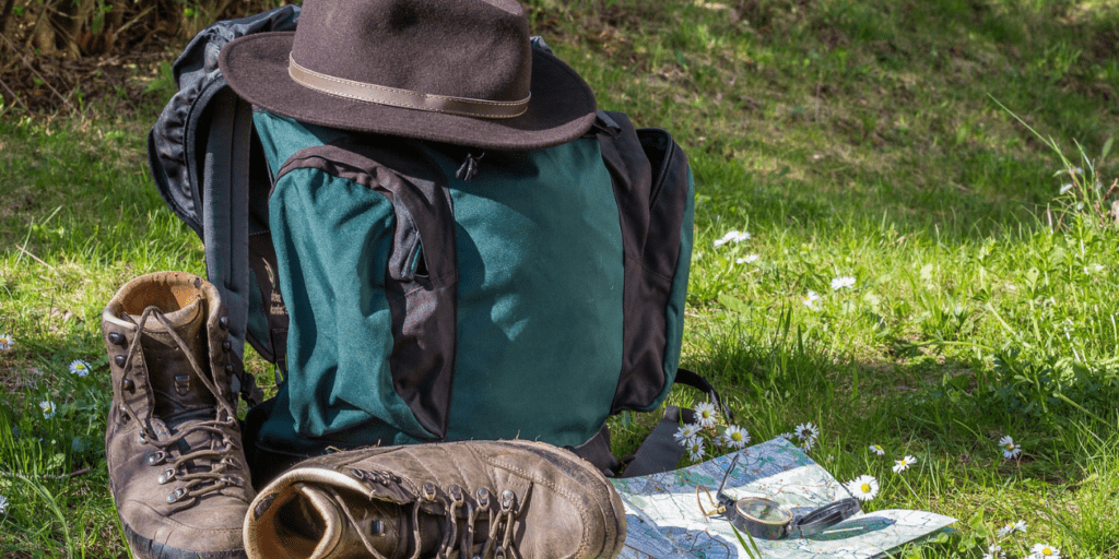 Checklist wandelen - wandeltas
