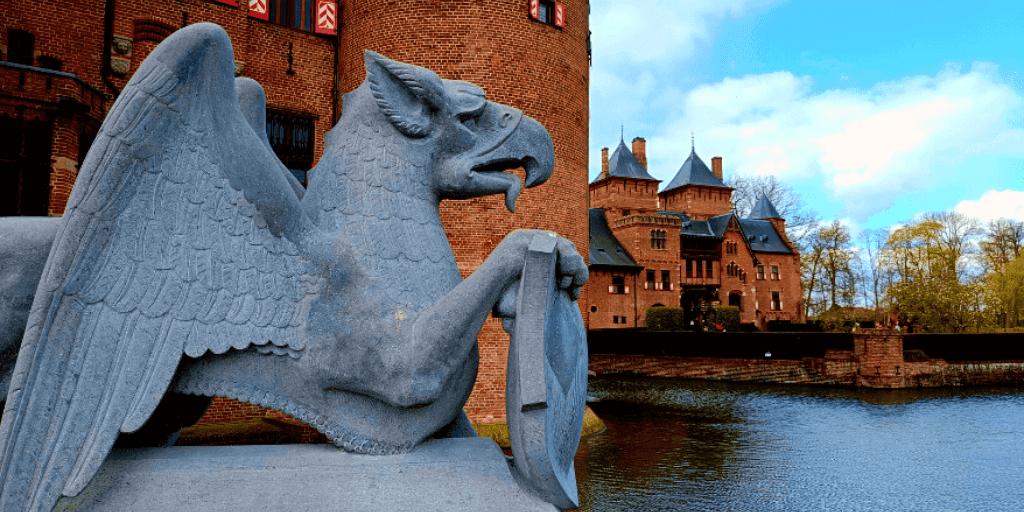 knooppuntenpaaltjes Wandelen Kasteel de Haar knooppunten
