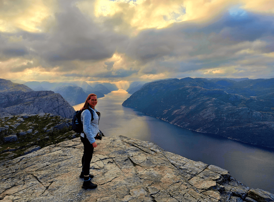 Preikestolen hiken in Noorwegen