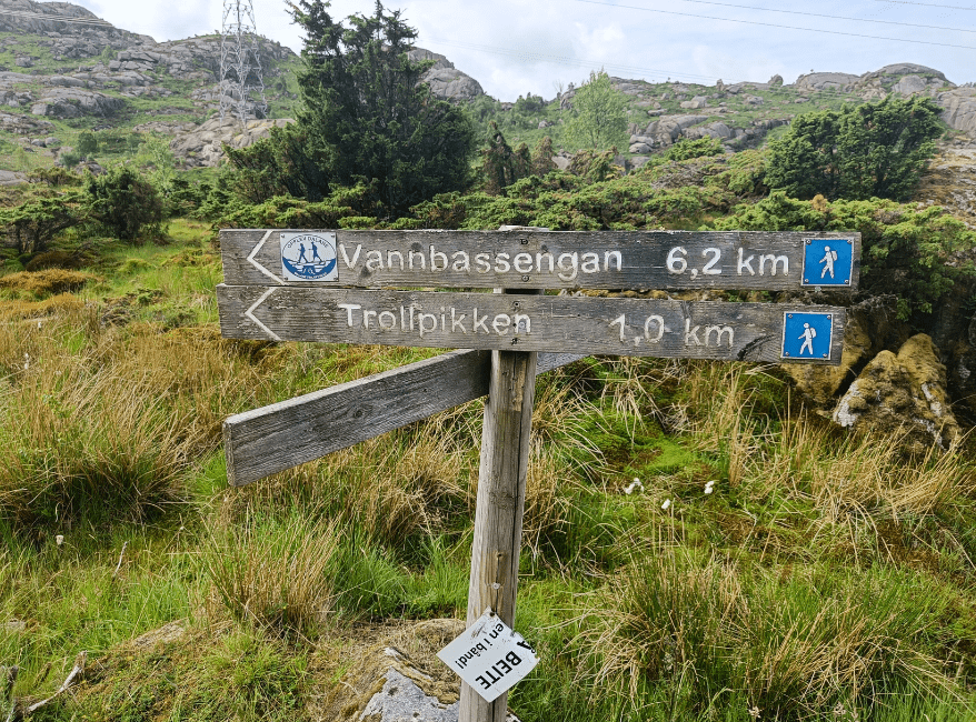 Hiken in Noorwegen: Trollpikken Eigersund